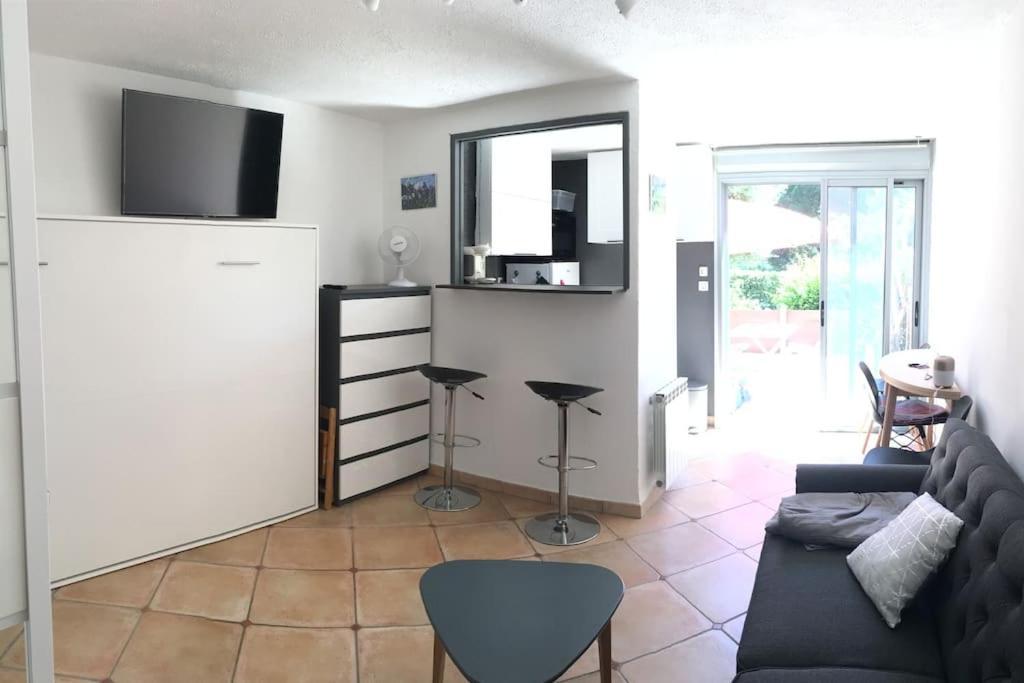 Cap Agde Studio-Cabine Jardin Clos, Port Et Plage ภายนอก รูปภาพ